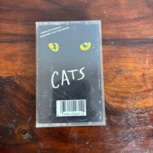 CATS Complete Original Broadway Cast Recording Cassette Tape 1983 Geffen 2G5